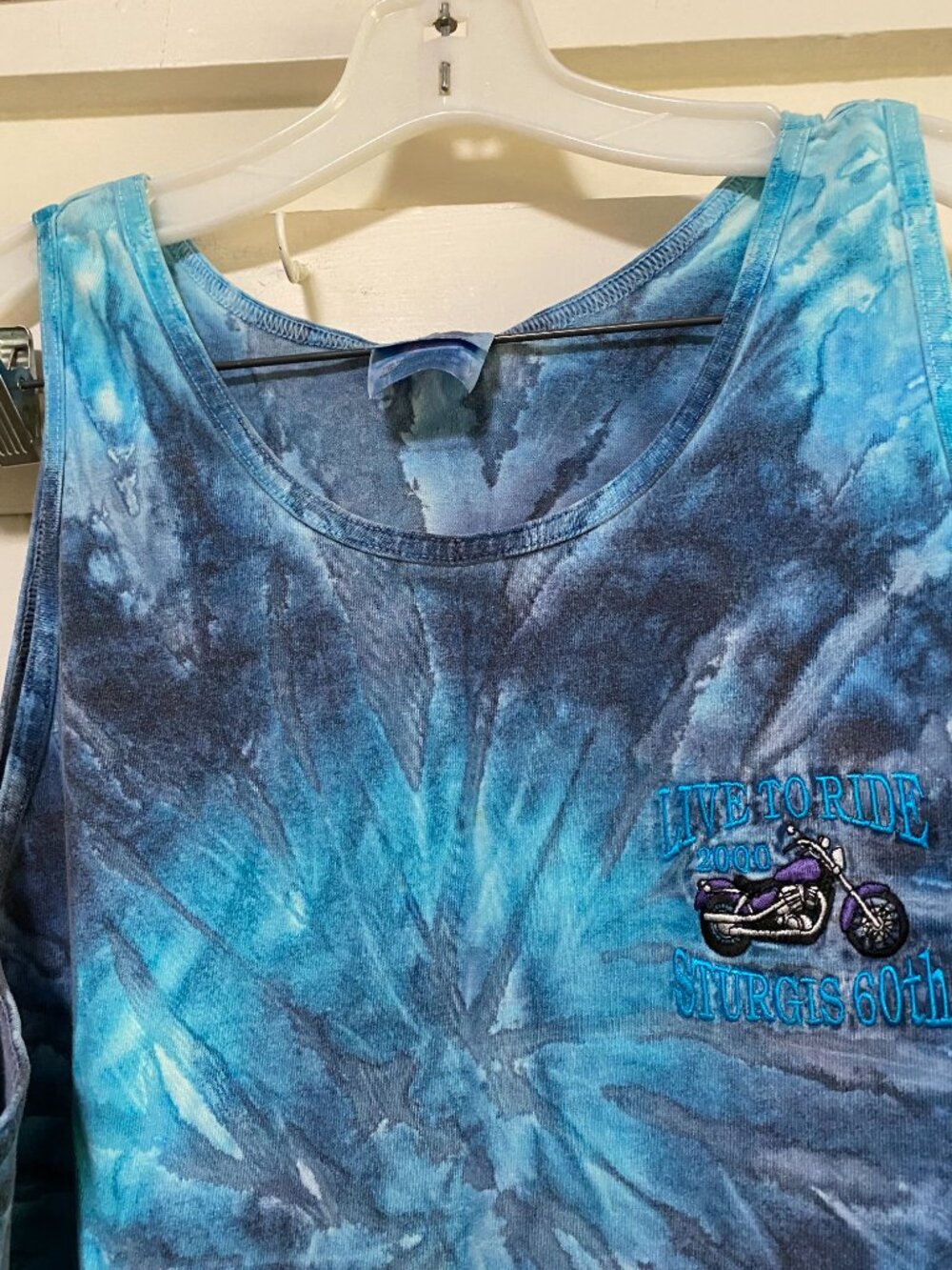 Sturgis 60th, tie dye comfort, fun tank, size 42/44*